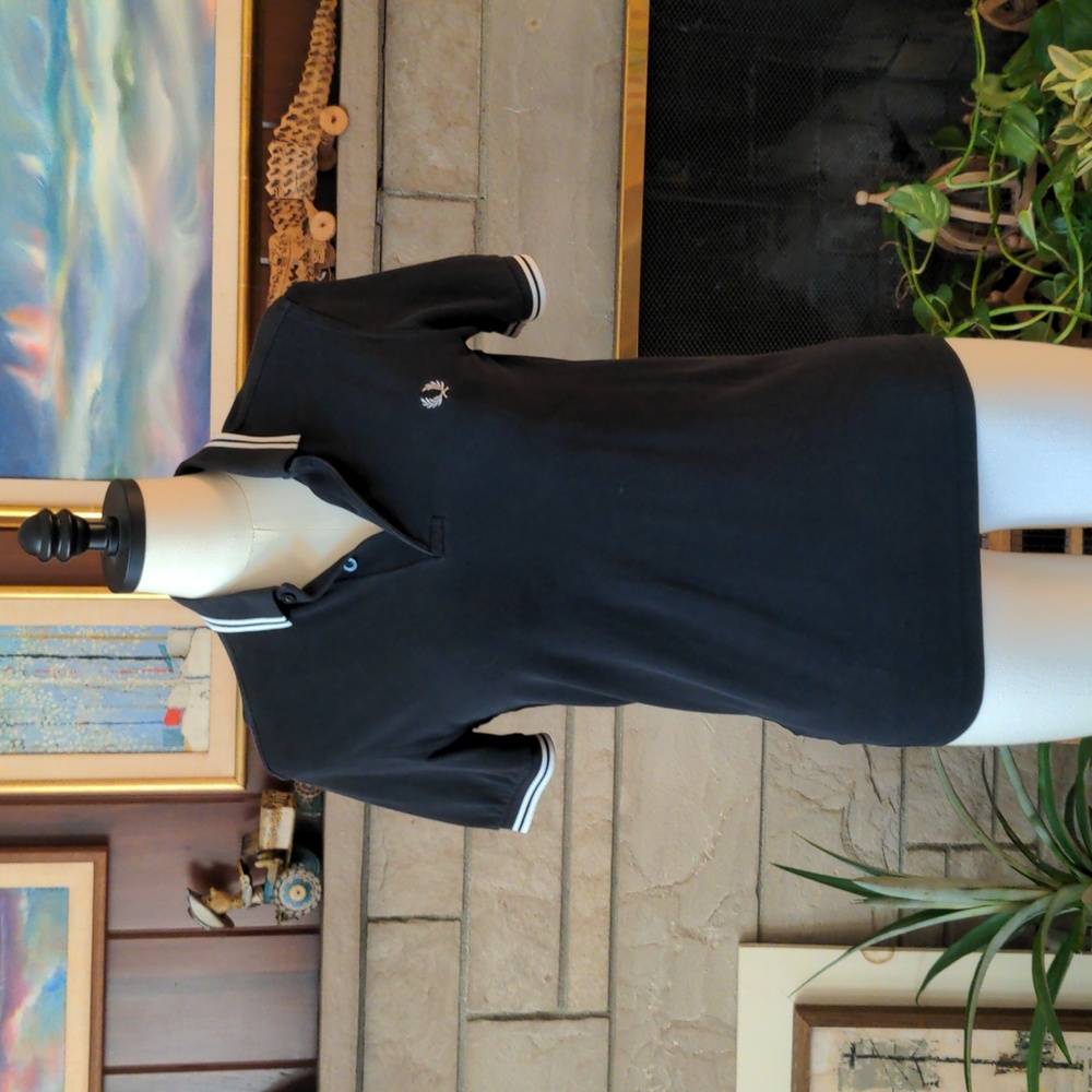 Black Fred Perry Polo XS Slim Fit